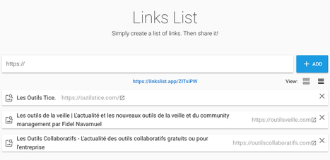 Links List. Créer et partager une liste de liens • | Education 2.0 & 3.0 | Scoop.it