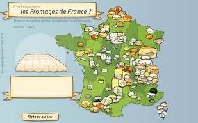 Jeu sur les fromages de France | Remue-méninges FLE | Scoop.it