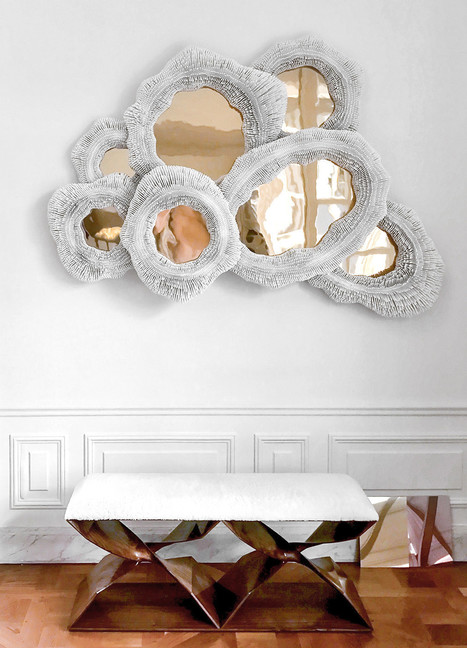 Pia Maria Raeder: Mirror & Carol Egan: Table | Decorations & Design | Scoop.it