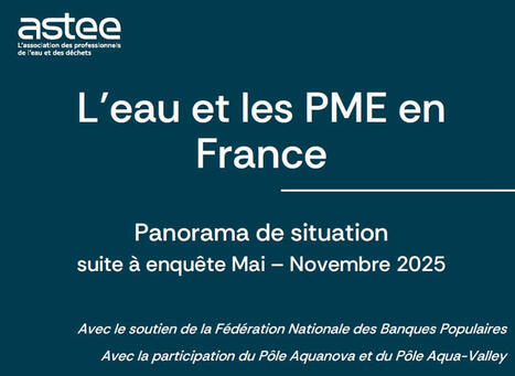 &Eacute;tude : L'Eau et les PME en France - Astee | Biodiversit&eacute; | Scoop.it