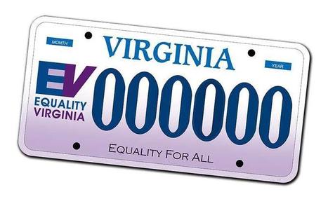 Reserve Virginia's first custom plate supporting LGBT equality | PinkieB.com | LGBTQ+ Life | Scoop.it