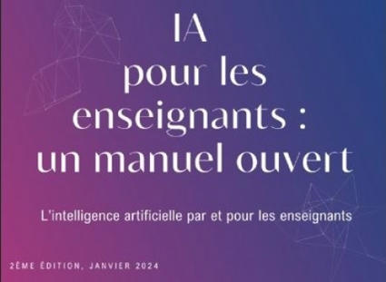 Intelligence Artificielle : un manuel ouvert pour les enseignants | Formation professionnelle - FTP | Scoop.it