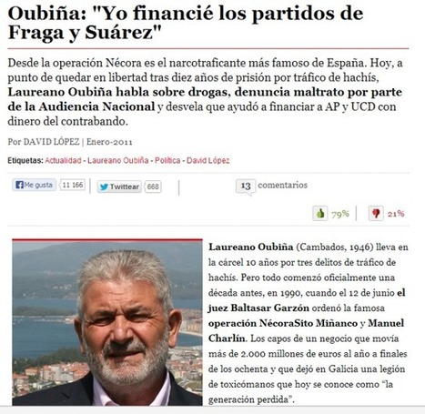 Las 10 casualidades que vinculan al PP con el narcotráfico + Denuncia de #ANONYMOUS | MOVIMIENTOS SOCIALES | Scoop.it