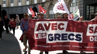 Vidéo - Manifestation de solidarité avec le peuple grec à Bruxelles | Koter Info - La Gazette de LLN-WSL-UCL | Scoop.it