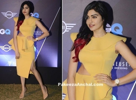 Adah Sharma in a Yellow Cut-out Style Peplum Skirt, #ActressInSkirts, #ActressInYellowDresses, #AdahSharma, #BollywoodActress, #BollywoodDesignerDresses, #CelebrityDresses, #CharlesKeithHeels, #Des... | Indian Fashion Updates | Scoop.it