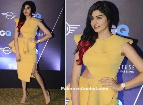 Adah Sharma in a Yellow Cut-out Style Peplum Skirt, #ActressInSkirts, #ActressInYellowDresses, #AdahSharma, #BollywoodActress, #BollywoodDesignerDresses, #CelebrityDresses, #CharlesKeithHeels, #Des... | Indian Fashion Updates | Scoop.it