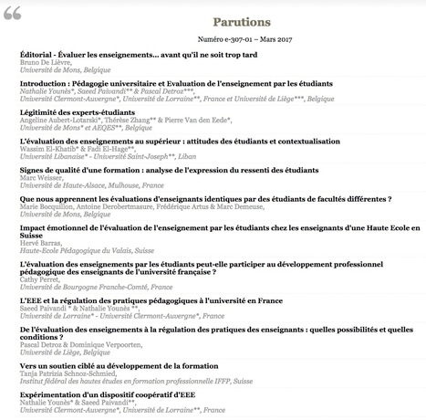Education & Formation : e-307 Evaluation des Enseignements par les Etudiants | Sociologie du num&eacute;rique et Humanit&eacute; technologique | Scoop.it