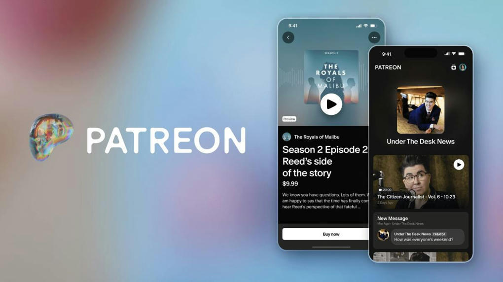 Patreon launches new features, a redesigned app...
