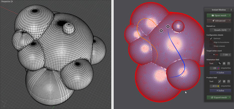Instant Meshes - instant field-aligned meshes retopology tool | e.cloud | Scoop.it