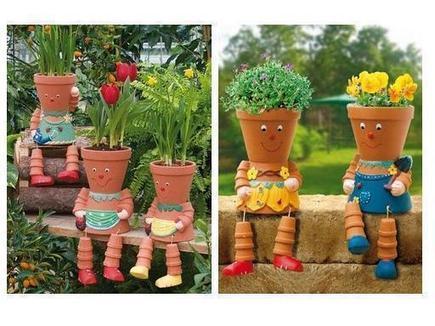 DIY: Clay Pot Flower People | 1001 Gardens ideas ! | Scoop.it