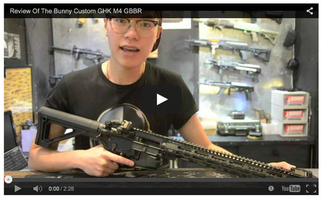 Review Of The Bunny Custom GHK M4 GBBR - BUNNY WORKSHOP on YouTube | Thumpy's 3D House of Airsoft™ @ Scoop.it | Scoop.it