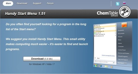 Handy Start Menu: Makes Working with Your Start Menu Easier | Best Freeware Software | Scoop.it