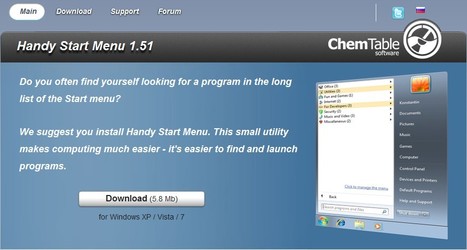 Handy Start Menu: Makes Working with Your Start Menu Easier | Daily Magazine | Scoop.it