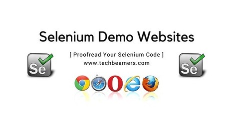 7 Websites to Practice Selenium Webdriver Online | Bonnes Pratiques Web & Cloud | Scoop.it