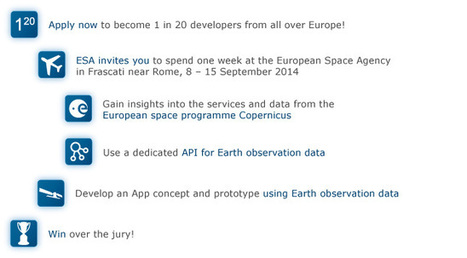 ESA App Camp prize competition | EU FUNDING OPPORTUNITIES  AND PROJECT MANAGEMENT TIPS | Scoop.it