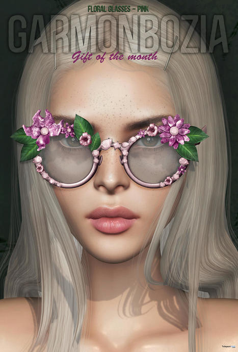 Floral Glasses April 2022 Group Gift by Garmonbozia | Teleport Hub - Second Life Freebies | Second Life Freebies | Scoop.it