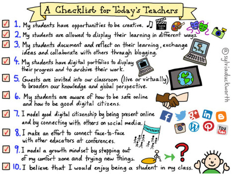 A Checklist For Today's Teachers | #ModernEDU | 21st Century Learning and Teaching | Scoop.it
