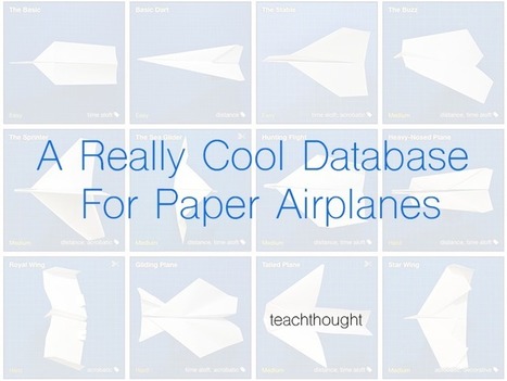 A Really Cool Database For Paper Airplanes - via Terry Heick | iGeneration - 21st Century Education (Pedagogy & Digital Innovation) | Scoop.it