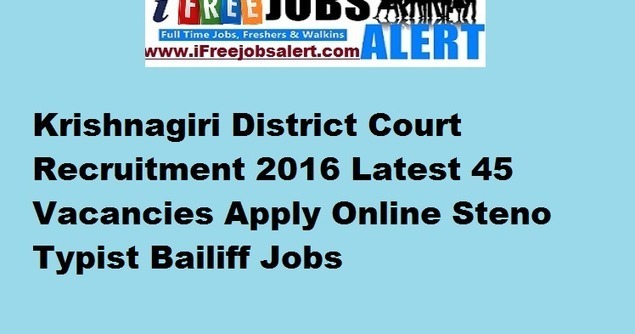 Bailiff vacancies