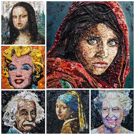 Recycled Art by Jane Perkins | 1001 Recycling Ideas ! | Scoop.it