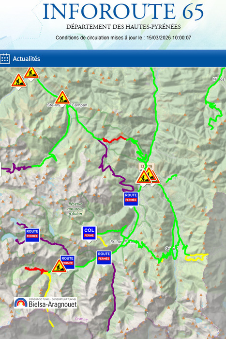 Conditions de circulation en Aure et Louron le 15 mars (10:00) | Vall&eacute;es d'Aure & Louron - Pyr&eacute;n&eacute;es | Scoop.it