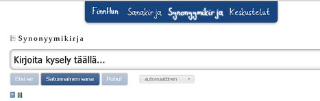 Synonyymisanakirja, FinnHunn | 1Uutiset - Lukemisen tähden | Scoop.it