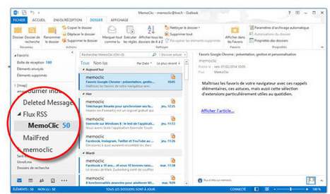 Comment voir les flux RSS du jour dans Microsoft Outlook ? | Time to Learn | Scoop.it