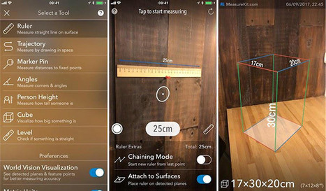 MeasureKit iOS 11 ARKit App Takes Augmented Reality Measurements To The Next Level | Augmented World | Scoop.it