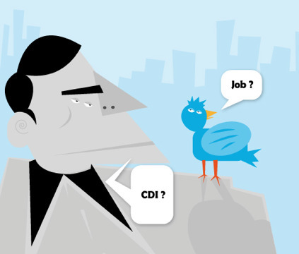 Comment utiliser Twitter dans votre recherche d'emploi ? | Référencement naturel, liens sponsorisés + stratégie de Google | Scoop.it