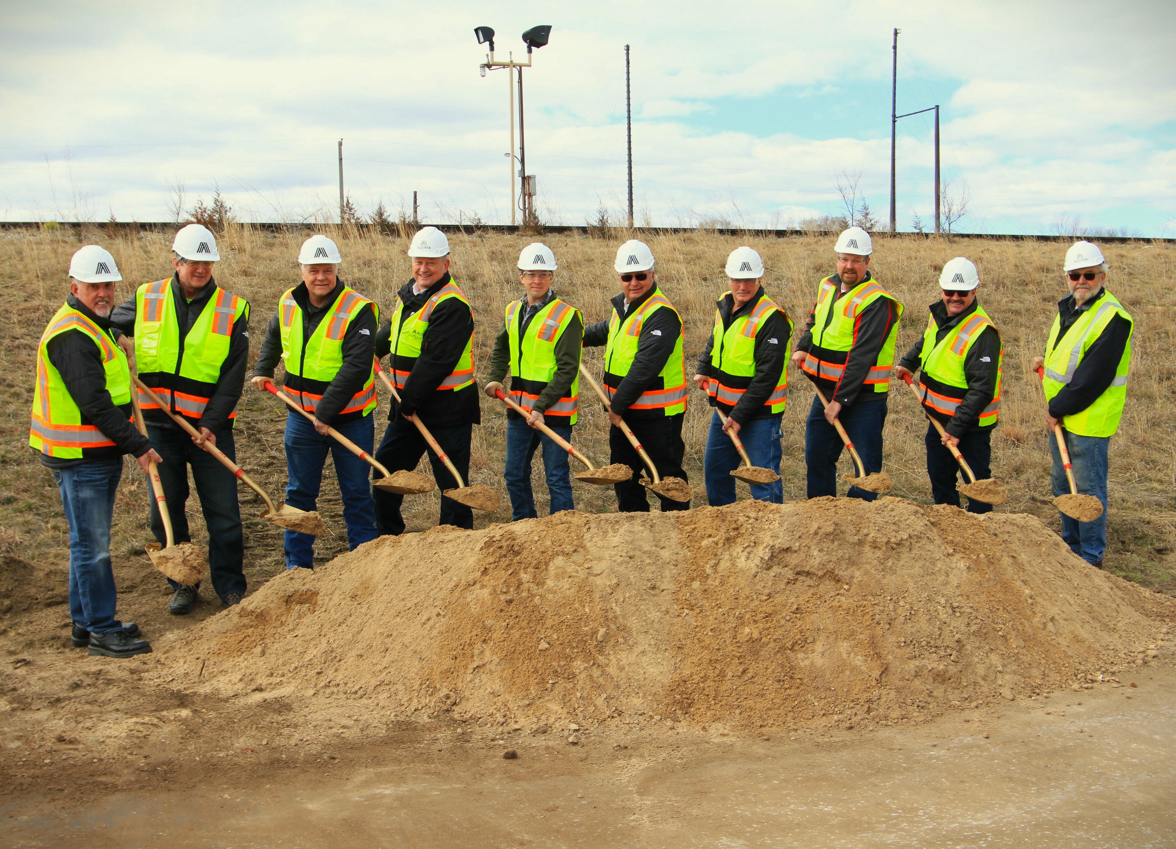 Alcivia breaks ground on rail grain terminal