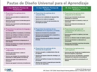 RIINEE Diseños Universales de Aprendizaje: DISEÑO UNIVERSAL DE APRENDIZAJE II | NeuroPsicoEducación al Día | Scoop.it