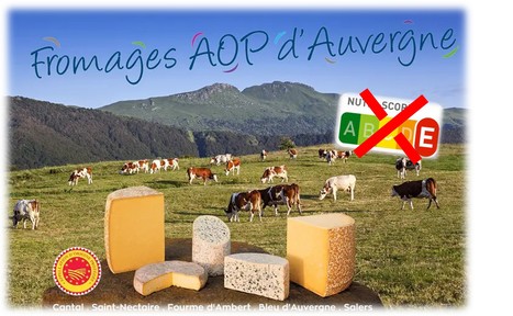 Nutri-score : Les fromages d'Auvergne revendiquent tradition et authenticité | Lait de Normandie... et d'ailleurs | Scoop.it