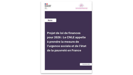 Publication d'une note d&rsquo;alerte sur le projet de loi de finances pour 2026 | solidarites.gouv.fr | Strat&eacute;gie pauvret&eacute; et pacte des solidarit&eacute;s | Scoop.it