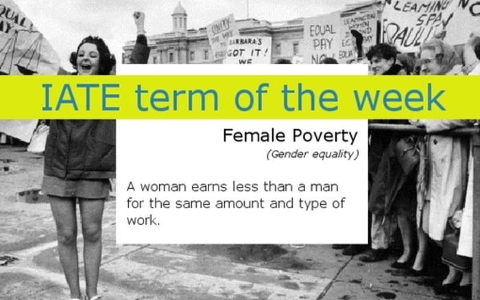 (MULTI) - IATE term of the week: female poverty | TermCoord | Glossarissimo! | Scoop.it