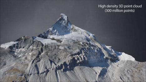 Scan 3D : reconstruction détaillée d'une montagne à l'aide de drones | Infographie 3D | Scoop.it