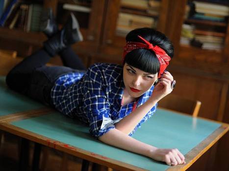 Pin Up Girl Miss Psycho Cat: The Anthropologist & The Philosopher | Rockabilly | Scoop.it