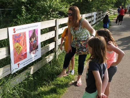 Local school, library unveil story trail at park&nbsp; | Creativity in the School Library | Scoop.it