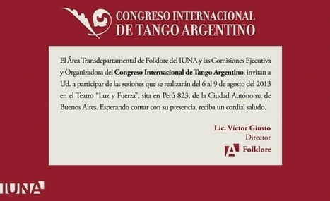 Congreso Internacional de Tango Argentino | Mundo Tanguero | Scoop.it
