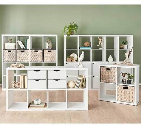 Matrix 16 Shelf Cube Bookcase Units Fantast