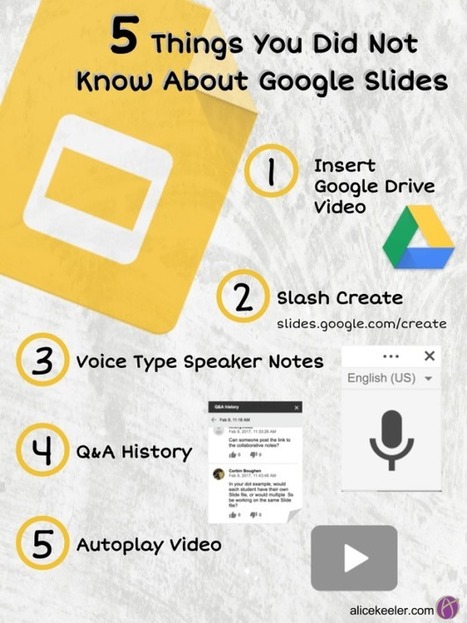 5 Things About Google Slides You Did Not Know - Teacher Tech | Rapid eLearning | Scoop.it