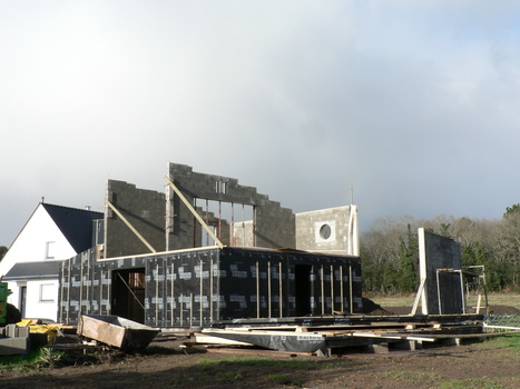 Sous les tempêtes . . . !!  Carnet de chantier N°4- 02 / construction d'une maison RT 2012 à Sulniac, Morbihan | Architecture, maisons bois & bioclimatiques | Scoop.it