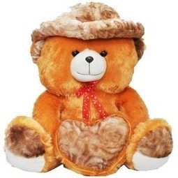 big teddy bear with cap