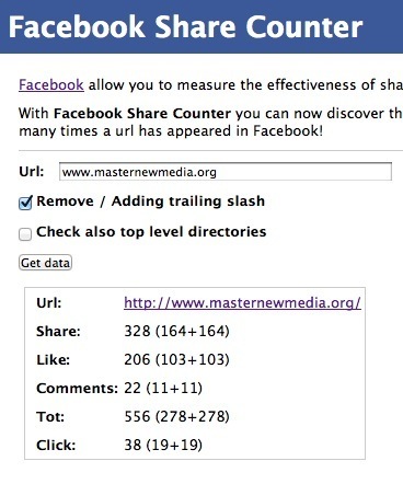 Measure How Much People Like, Share or Comment Any Specific URL on FB: The Facebook Share Counter | Internet Marketing Strategy 2.0 | Scoop.it