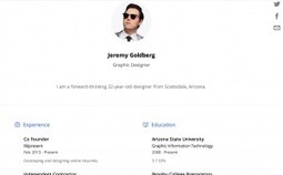 Represent. Cr&eacute;er un Cv simple et efficace | CoreTech | Scoop.it