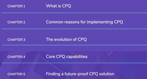 Configure Price Quote (CPQ): The definitive guide explores an essential tools for #B2B #eCommerce via @cloudSense @salesforce | WHY IT MATTERS: Digital Transformation | Scoop.it