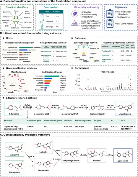 SynBioFooDB: a comprehensive resource for synthetic biology-driven food biomanufacturing | nar | RMH | Scoop.it