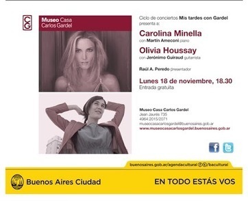 Mis tardes con Gardel: Carolina Minella y Olivia Houssay | Mundo Tanguero | Scoop.it