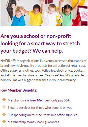 NAEIR - FREE Supplies and More for Teachers! | Education Matters - (tech and non-tech) | Scoop.it