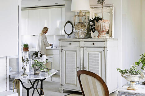 Hannan valkoinen koti on kuin tuulahdus Ranskasta &ndash; vain pari huonekalua hankittu uutena | 1Uutiset - Lukemisen t&auml;hden | Scoop.it