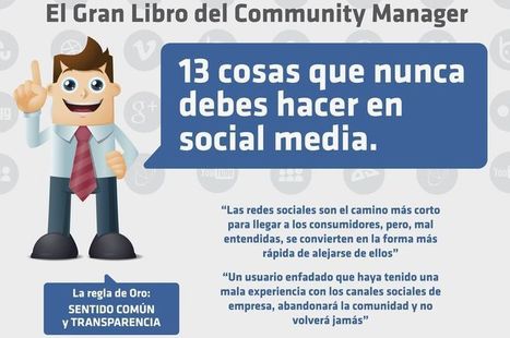 13 Errores en Redes Sociales que no deberías cometer | Education 2.0 & 3.0 | Scoop.it